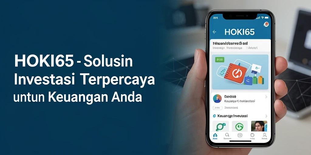 Tampilan antarmuka HOKI65 yang modern dan informatif.