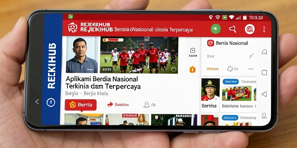 Tampilan antarmuka aplikasi REJEKIHUB yang informatif dan modern.