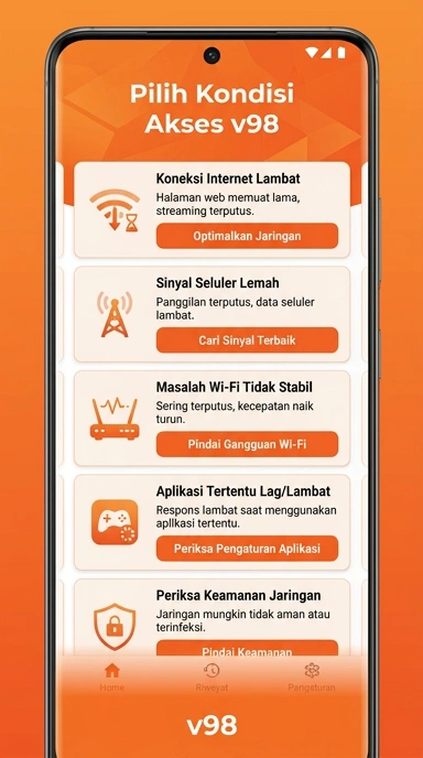 Tampilan link alternatif v98